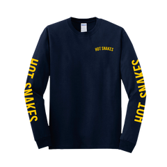 Hot Snakes "Slither / Dither" Navy Long Sleeve
