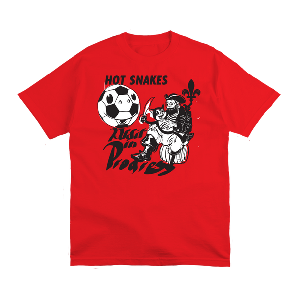 HOT SNAKES 'AUDIT IN PROGRESS' RED TEE